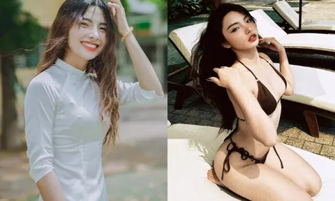Hot girl Phú Thọ xinh từ bé diện bikini khoe eo thon gợi cảm, là Thủ khoa trường quân đội, có bố doanh nhân