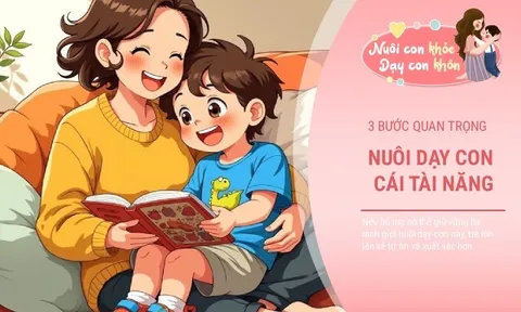 Bố mẹ giữ vững 3 bước này khi chăm con, trẻ lớn lên sẽ tự tin và xuất sắc hơn người