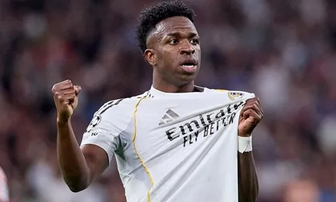 Arsenal sẵn sàng phá vỡ kỷ lục lương vì Vinicius Junior