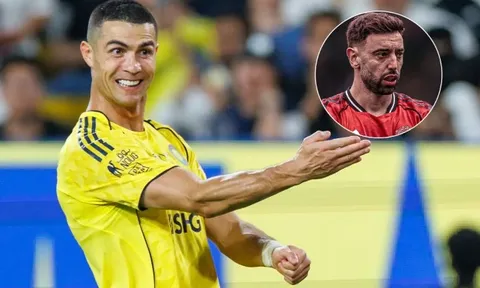 Ronaldo giục Al Nassr vung tiền đưa Bruno rời MU