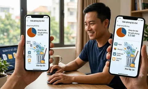 5 cách giải phóng dung lượng điện thoại cực nhanh khi báo đầy bộ nhớ