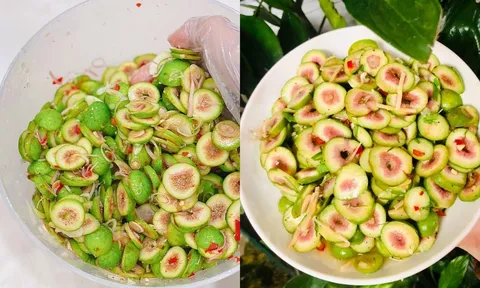 Mẹo làm sung muối xổi, ăn cùng ốc luộc, thịt nướng hay cơm trắng đều ngon