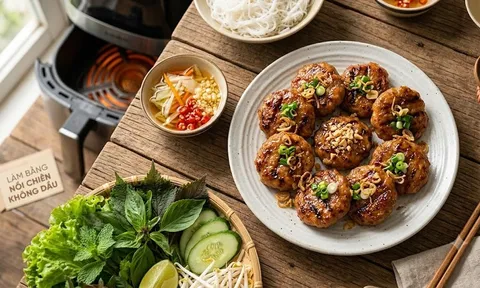 Bí quyết làm chả nướng bằng nồi chiên không dầu mọng nước, thơm lừng như ngoài hàng
