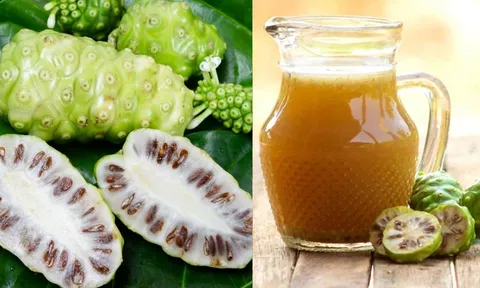 Điều gì xảy ra với cơ thể nếu uống nước quả nhàu hàng ngày?