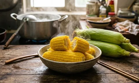 Mẹo luộc ngô ngọt đậm vị mà không cần cho đường, nhiều người làm sai từ bước đầu tiên