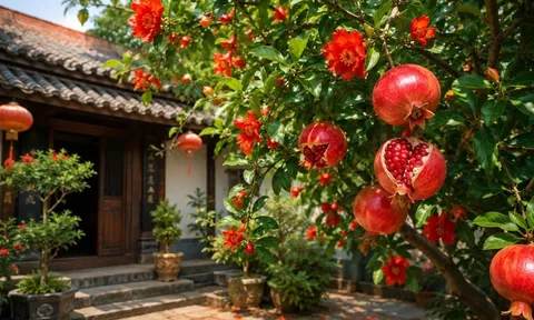 Người xưa nói: “Phía Đông trồng lựu là vàng”, vì sao cây lựu được yêu thích như vậy?