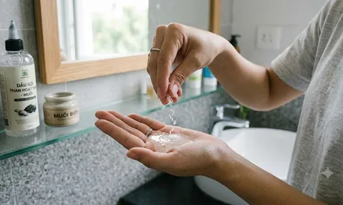 Vì sao nên thêm chút muối vào dầu gội đầu?