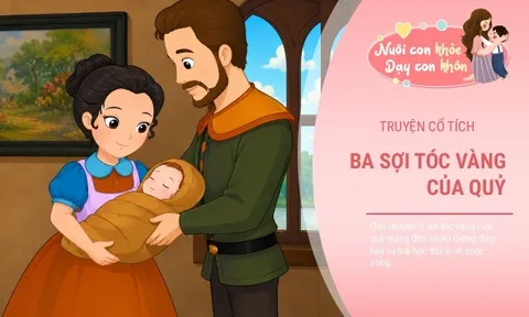 Truyện cổ tích: 3 sợi tóc vàng của quỷ