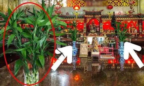 3 dấu hiệu may mắn trên bàn thờ