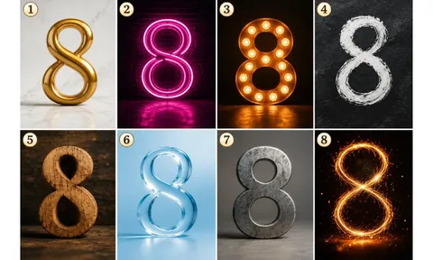 Chọn 1 hình số 8 bạn ấn tượng nhất để Khám phá tài vận tháng 8 sẽ ra sao