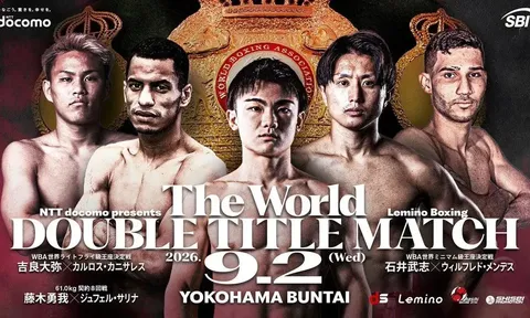 Trận tranh đai WBA hạng light flyweight giữa Daiya Kira và Carlos Canizales chốt lịch vào 2/9
