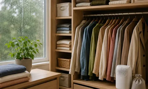 Mùa mưa nhớ xem lại tủ quần áo: 5 việc nên làm ngay để tránh ẩm mốc, hỏng đồ