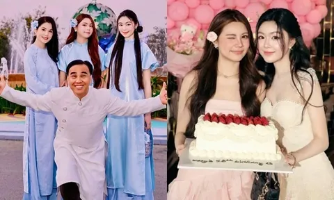 Quyền Linh làm sinh nhật 18 tuổi cho 2 cô con gái: Lọ Lem như công chúa, Hạt Dẻ tổ chức trên du thuyền sang chảnh