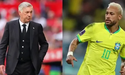 Neymar từ giã ĐTQG, HLV Ancelotti bênh vực việc triệu tập ở World Cup 2026