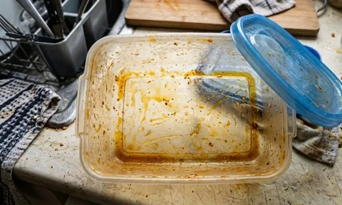 Mẹo rửa hộp nhựa dính dầu mỡ: Không tốn công kỳ cọ vẫn sạch bong kin kít