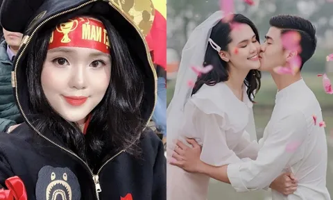 Hot girl Học viện Ngoại giao lấy chồng cầu thủ mặc váy cưới 1 tỷ, đẻ xong đẹp nõn nà, ở cung điện 5 tầng