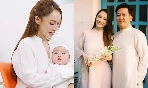 Trường Giang - Nhã Phương lần đầu hé lộ diện mạo khôi ngô tuấn tú của con thứ 3, bé út như "bản sao" của anh Hope