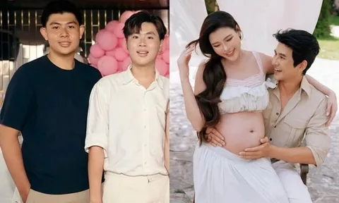 Sao Việt 24h: 2 con trai Kim Thư "gây sốt" khi đứng cạnh Lọ Lem - Hạt Dẻ; Thúy Diễm lộ sắc vóc trước khi "nằm ổ"