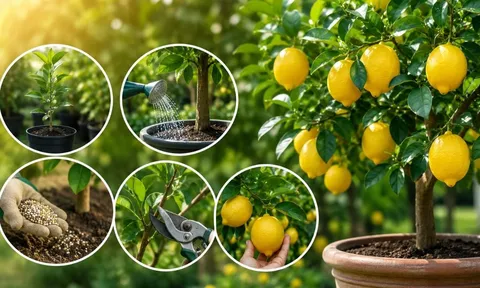 Cách trồng chanh Mỹ vàng để sai quả: 5 mẹo giúp cây khỏe, đậu trái quanh năm