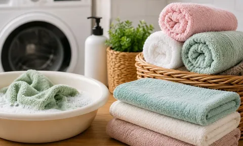 Vì sao khăn mặt càng giặt càng có mùi? 5 nguyên nhân nhiều người không ngờ tới
