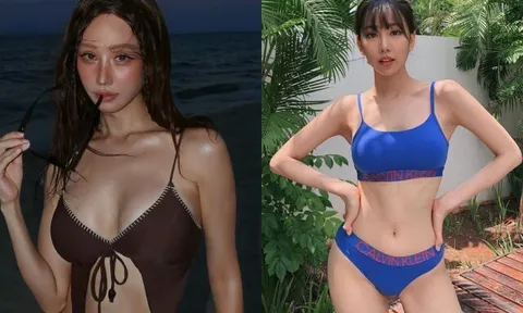 Tiểu thư Hà thành diện bikini khoe dáng ướt át đầy gợi cảm, nhan sắc đẹp không tuổi, body nóng bỏng hút trọn ánh nhìn