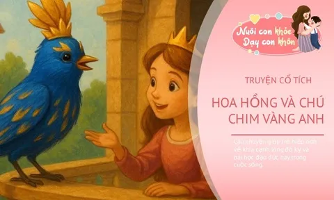 Truyện cổ tích: Công chúa Hồng Hoa và chim vàng anh