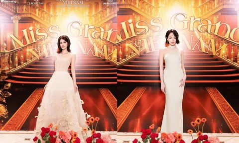 Ý Nhi, Thanh Thủy chuộng mốt tóc ngắn chiếm spotlight thảm đỏ chung kết Miss Grand Vietnam 2026