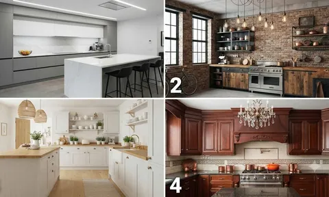 Trắc nghiệm: Chọn 1 không gian bếp bạn ấn tượng nhất