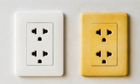 Vì sao ổ điện dần chuyển từ màu trắng sang ngả vàng? Có an toàn để dùng không?