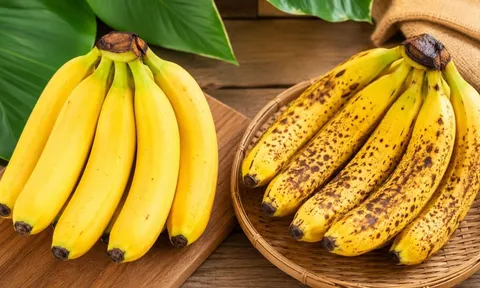 Chuối chín vàng hay chuối chín vàng có đốm nâu: Loại nào tốt hơn? Câu trả lời khiến nhiều người bất ngờ