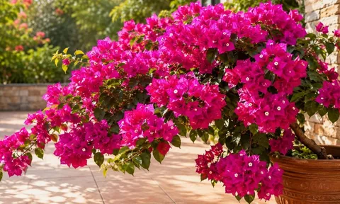 Mẹo để cây hoa giấy nở hoa sum suê rực rỡ, bền màu lâu tàn: Chỉ cần làm đúng vài điều này