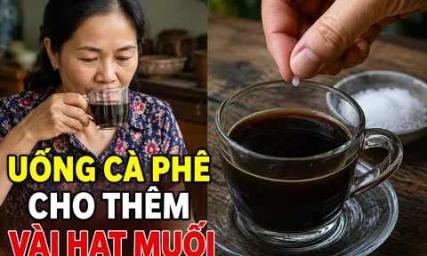 Tại sao nhiều người uống cà phê cho thêm vài hạt muối?