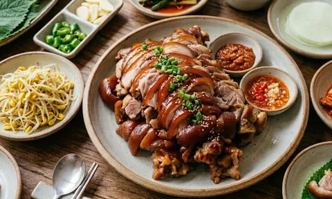 Chán ăn chân giò luộc, học ngay cách làm chân giò hầm kiểu Hàn thơm ngon, chuẩn vị