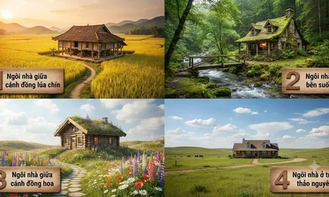 Trắc nghiệm: Lựa chọn ngôi nhà bạn thích nhất