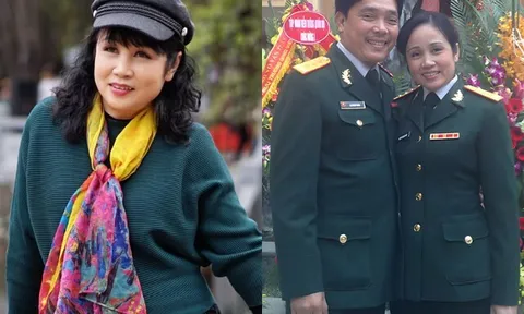 Nữ NSND mang quân hàm Đại tá làm tới chức Giám đốc nhà hát, sống bình yên bên bạn đời là NSƯT