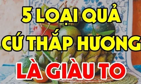 5 loại quả đặt lên bàn thờ mang lại may mắn: Tiền về như nước, đó là loại quả nào?