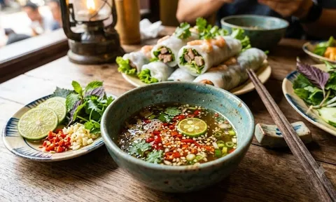 Bí quyết pha nước chấm phở cuốn chua ngọt chuẩn vị Hà Thành: Tỏi ớt nổi bồng bềnh, đậm đà khó cưỡng
