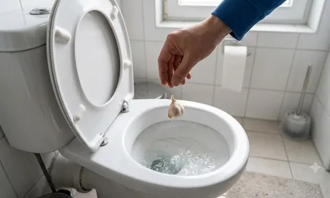 Bỏ 1 tép tỏi vào bồn cầu sáng hôm sau điều bất ngờ xảy ra