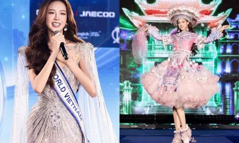 Hoa hậu Bảo Ngọc mang nhạc cụ dân tộc Việt Nam chinh phục Miss World lần thứ 73