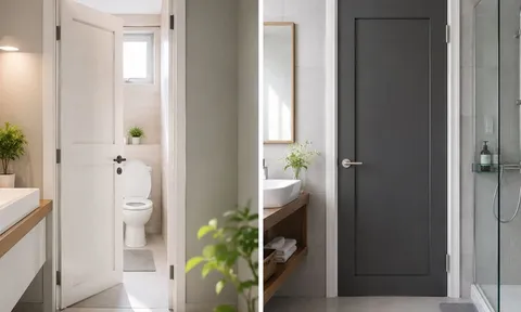 Nhà vệ sinh nên đóng hay mở cửa lúc không dùng?