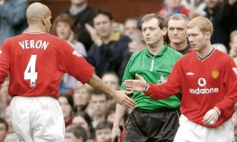Paul Scholes chọn bom xịt Veron là đồng đội tài năng nhất