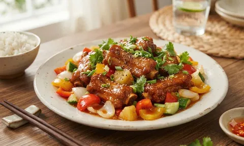 Cách làm sườn xào chua ngọt mềm tan không dai, càng ăn càng cuốn