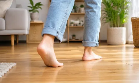 Đi chân đất trong nhà có lợi hay hại? Câu trả lời phụ thuộc vào loại sàn và sức khỏe của bạn