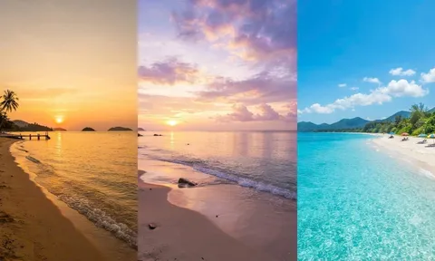 Trắc nghiệm: Hãy lựa chọn 1 bãi biển bạn thấy đẹp nhất