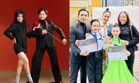 Con trai Khánh Thi - Phan Hiển và "duyên nợ" với bạn nhảy xinh xắn: Học chung trường quốc tế, cùng nhau giành giải vô địch thế giới