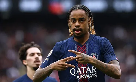 Arsenal đổi hướng sang Barcola nếu vồ hụt Vinicius