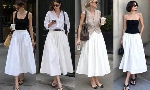 Chân váy dài – Món đồ "đa năng" giúp phái đẹp mặc đẹp suốt mùa thu