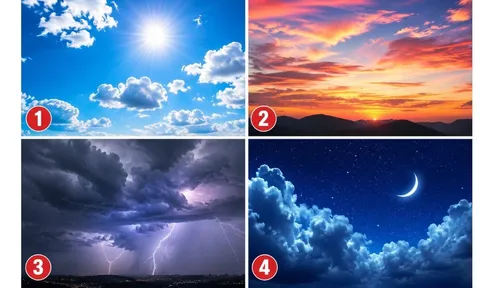 Chọn 1 bầu trời bạn thấy dễ chịu nhất để khám phá điều bất ngờ về bản thân