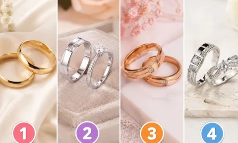 Chọn 1 kiểu nhẫn cưới bạn thích nhất để xem bạn thế nào trong hôn nhân