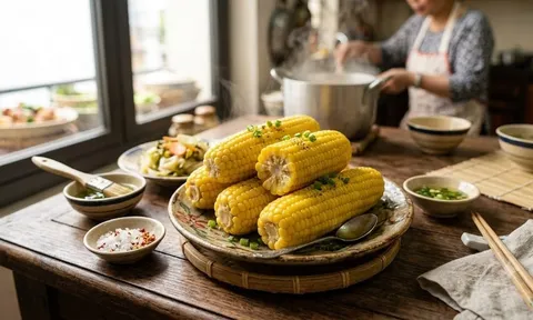 Mẹo luộc ngô ngon ngọt chuẩn vị ngoài hàng: Đừng dại bóc sạch vỏ, thêm thứ này hạt dẻo thơm gấp đôi!